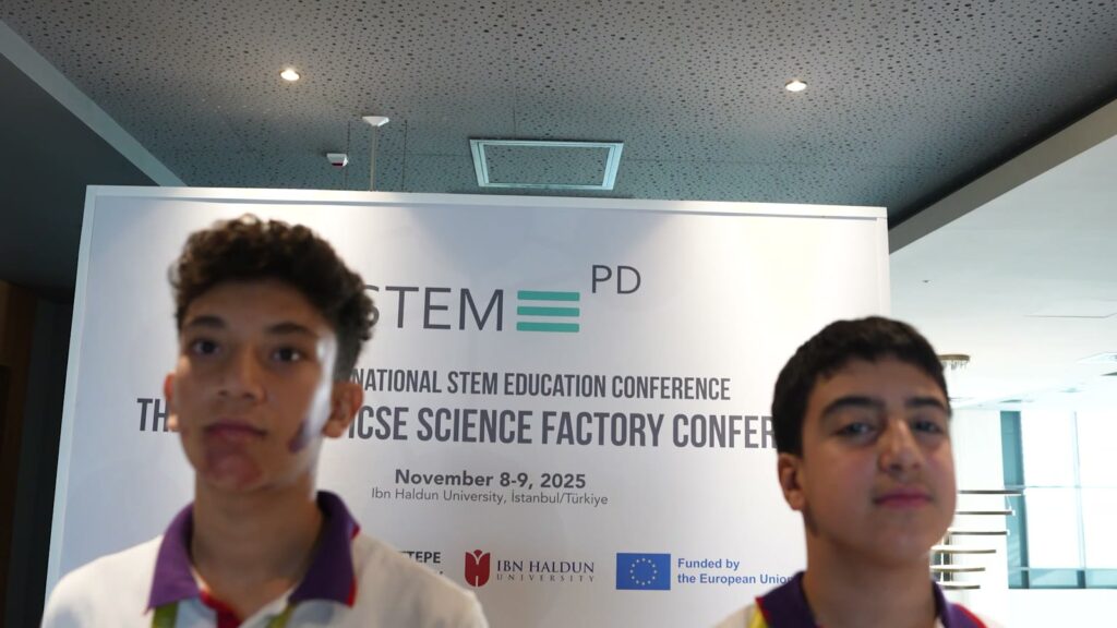 ICSE Science Factory Konferansı'nda Maya Okulları öğrencileri